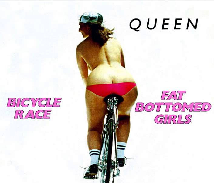 fat girls on bicycles