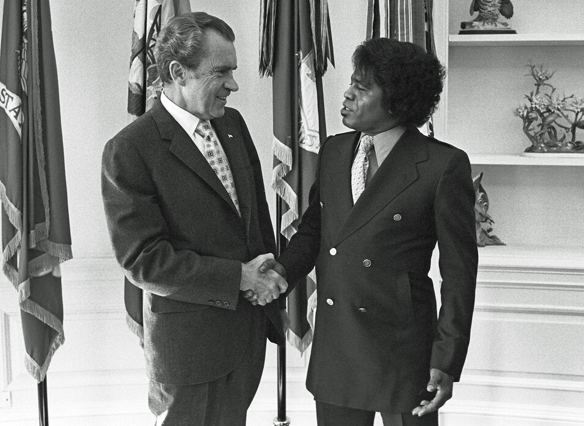 James Brown Endorses Richard Nixon - October 10, 1972